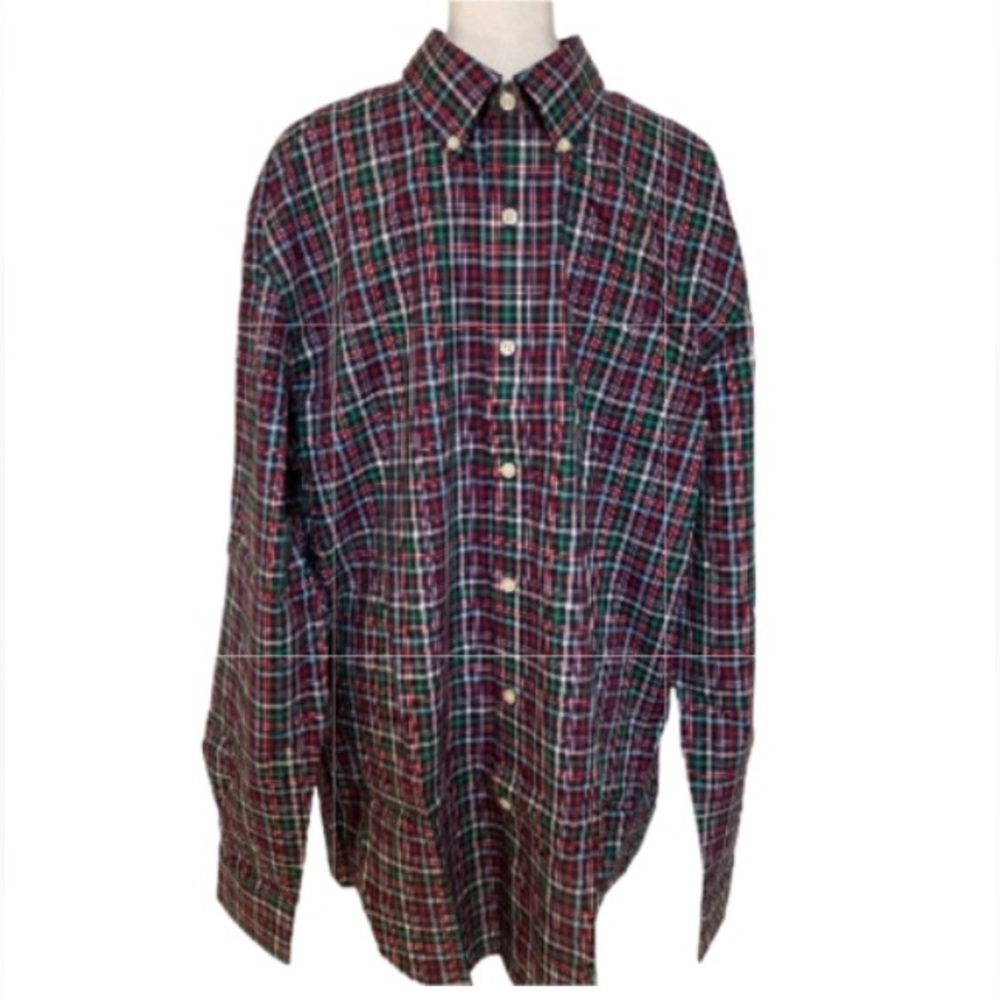 EC  Saddlebred Wrinkle-free Men’s Shirt Size Large